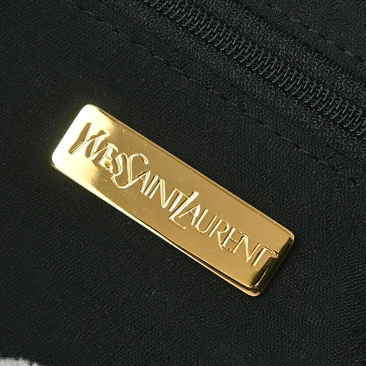 Yves Saint Laurent Black Duffle Handbag