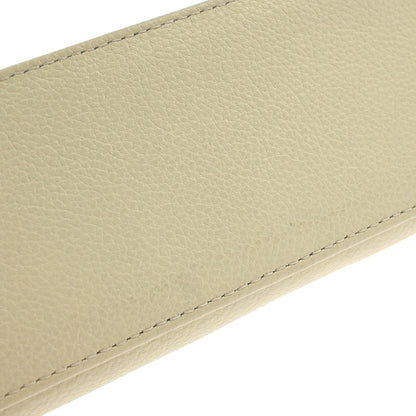 Yves Saint Laurent White Navy Leather 2way Shoulder Handbag