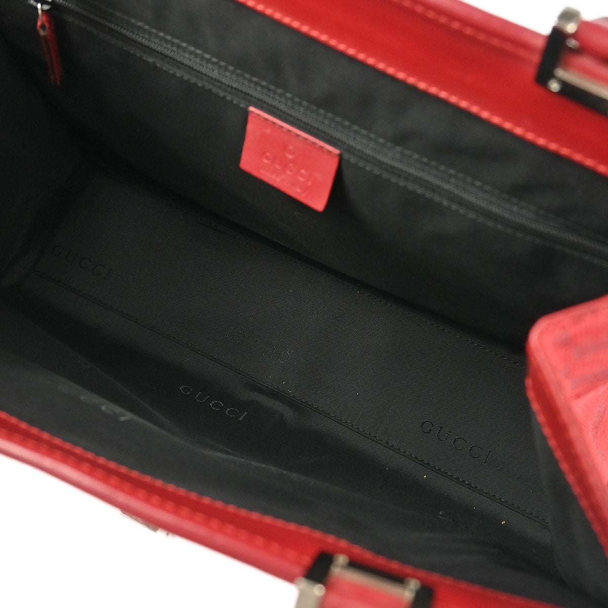 Gucci Red GG Jackie Handbag