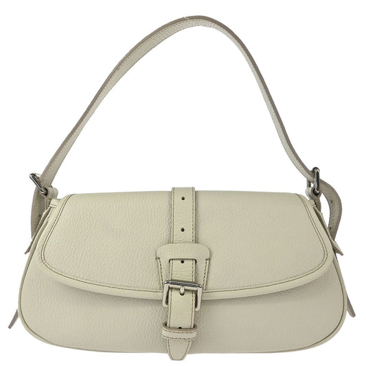 Burberry White Leather Shoulder Bag