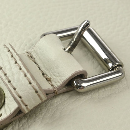 Burberry White Leather Shoulder Bag