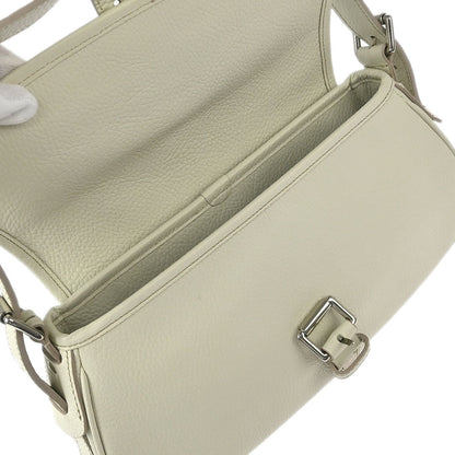 Burberry White Leather Shoulder Bag