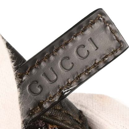 Gucci Brown Nylon GG Hobo Handbag