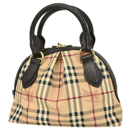 Burberry Beige PVC House Check Handbag