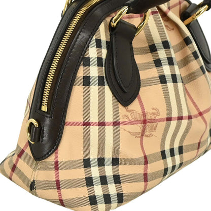Burberry Beige PVC House Check Handbag