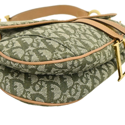 Christian Dior 2001 Green Trotter Saddle Handbag
