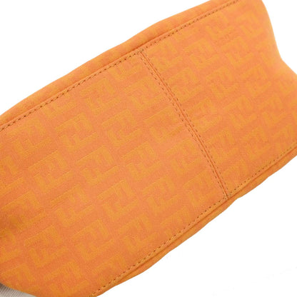 Fendi Orange Canvas Zucchino Handbag