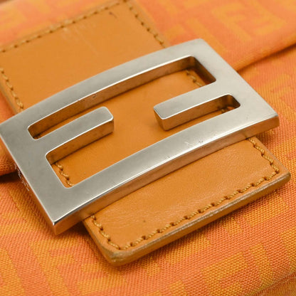 Fendi Orange Canvas Zucchino Handbag