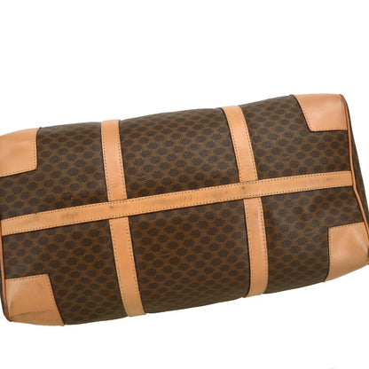 Celine Brown Macadam Duffle Handbag