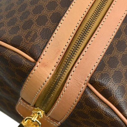 Celine Brown Macadam Duffle Handbag