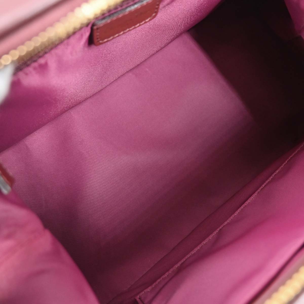 Christian Dior 2002 Bordeaux Canvas Trotter Handbag