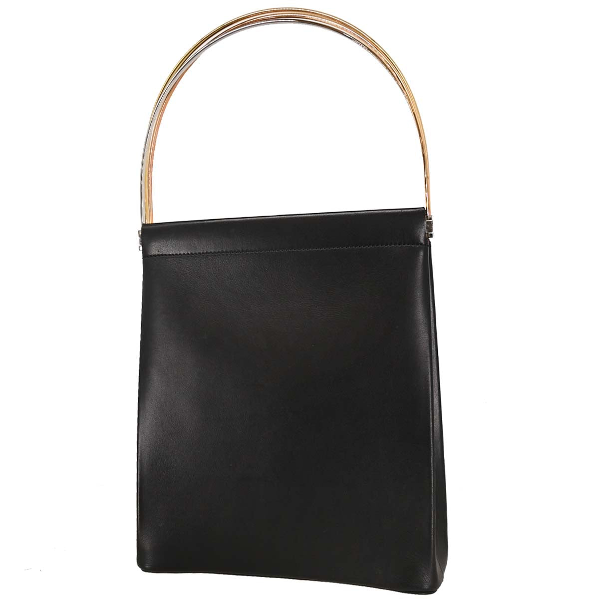 Cartier Black Leather Trinity Handbag