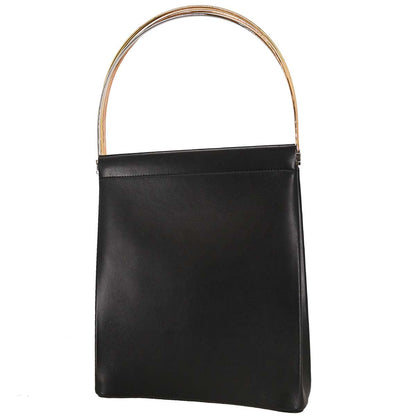 Cartier Black Leather Trinity Handbag