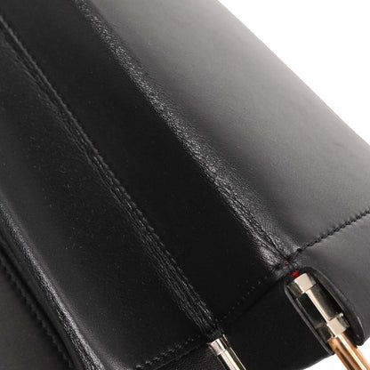 Cartier Black Leather Trinity Handbag