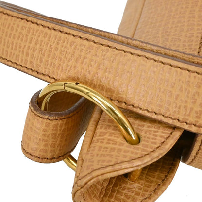 Loewe Beige Leather Shoulder Bag