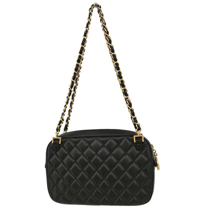 Chanel 2012-2013 Black Lambskin Camera Bag Small