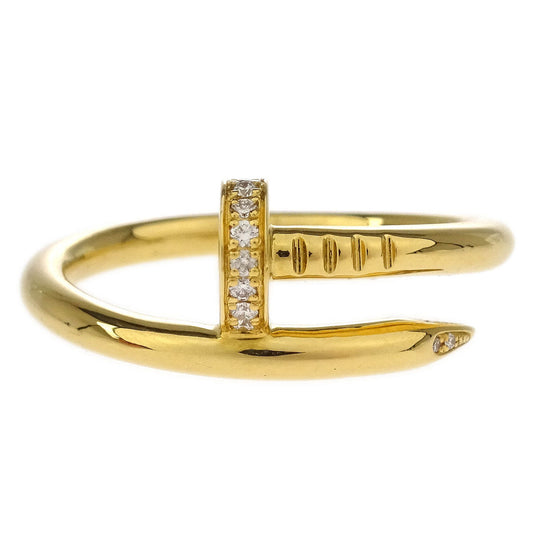 Cartier Juste Un Clou Ring DDJ910 Au750 Diamond Gold #64 #61