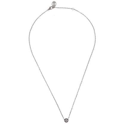 Cartier d'Amour LM Pendant Necklace Au750 Diamond 574AXA Silver