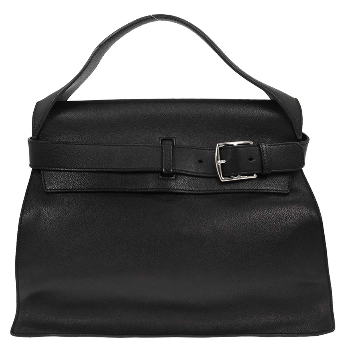 Hermes 2012 Black Evergrain Etribelt Handbag