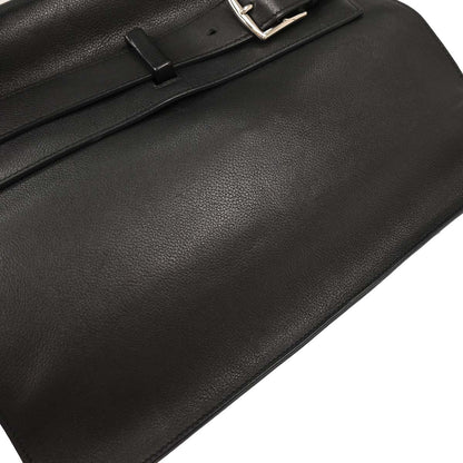 Hermes 2012 Black Evergrain Etribelt Handbag