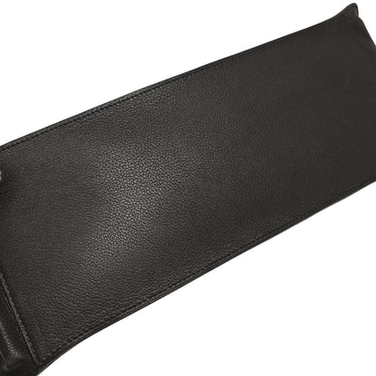 Hermes 2012 Black Evergrain Etribelt Handbag