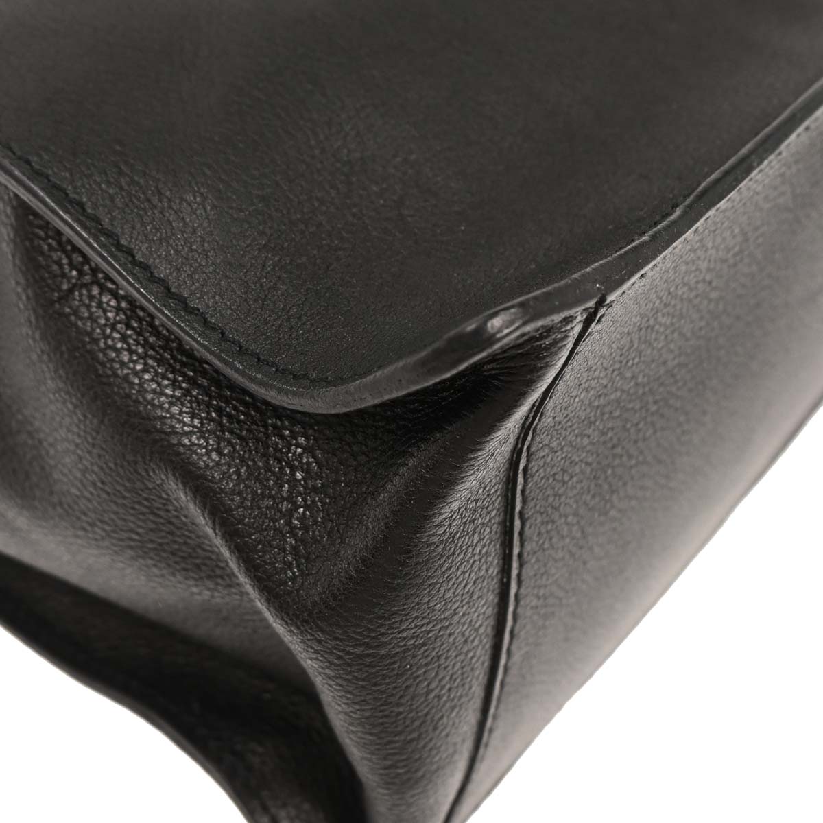 Hermes 2012 Black Evergrain Etribelt Handbag