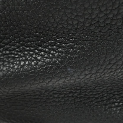 Hermes Black Taurillon Clemence Picotin Lock 22 MM Handbag