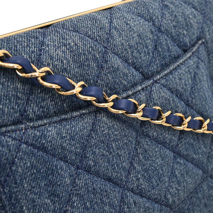 Chanel 2017-2018 Blue Denim Trendy CC 2way Shoulder Handbag