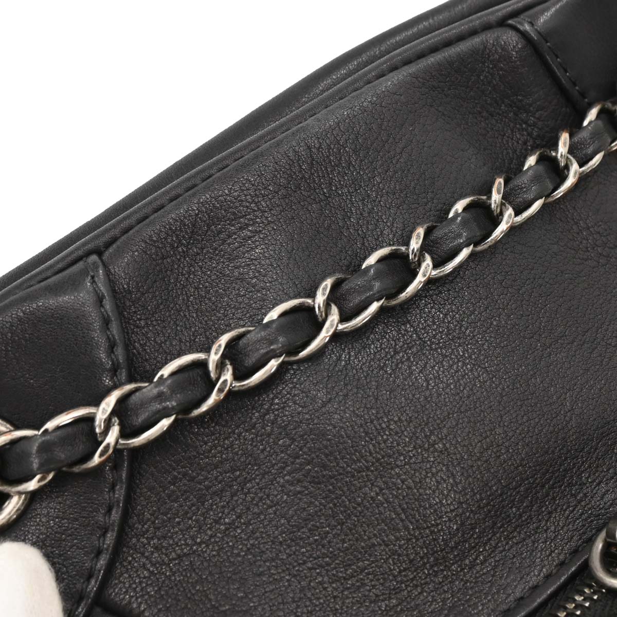 Chanel 2015-2016 Black Lambskin Backpack