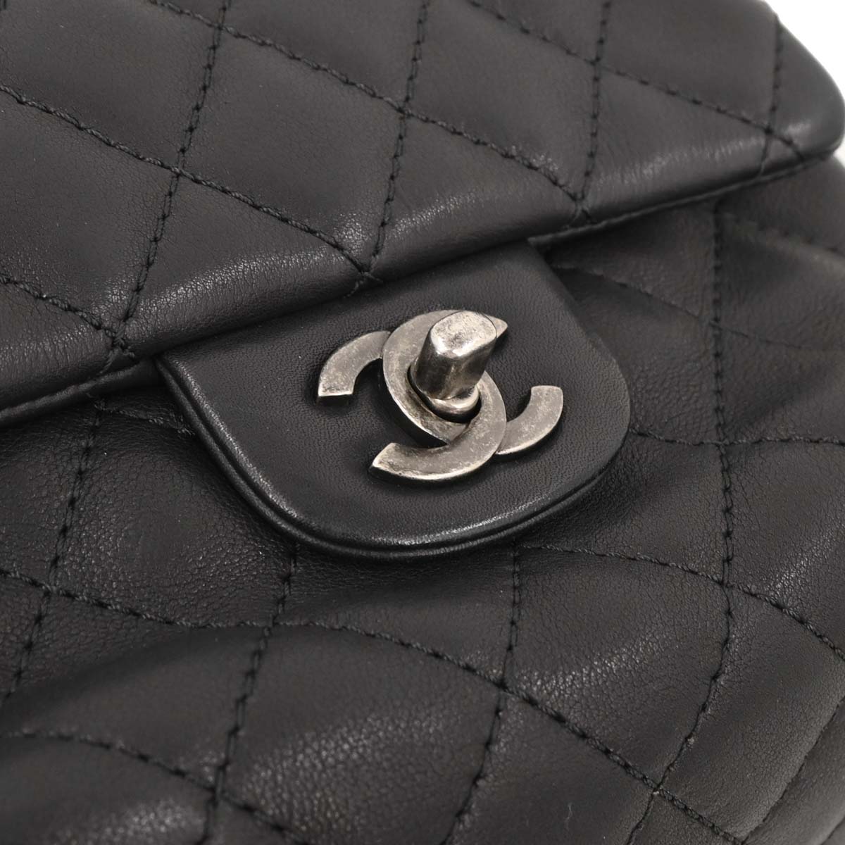 Chanel 2015-2016 Black Lambskin Backpack