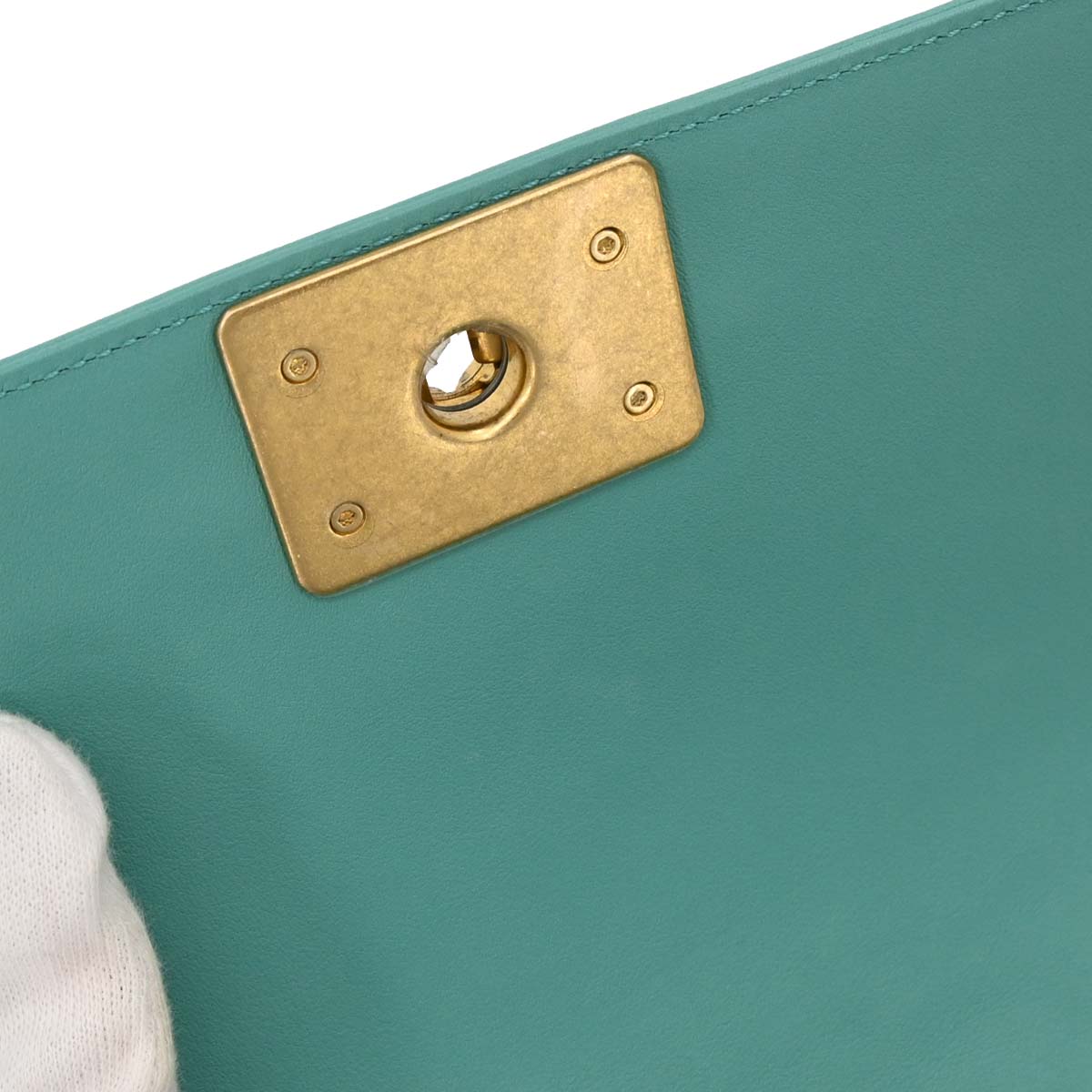 Boy Chanel 2019 Emerald Green Lambskin Small Chain Shoulder