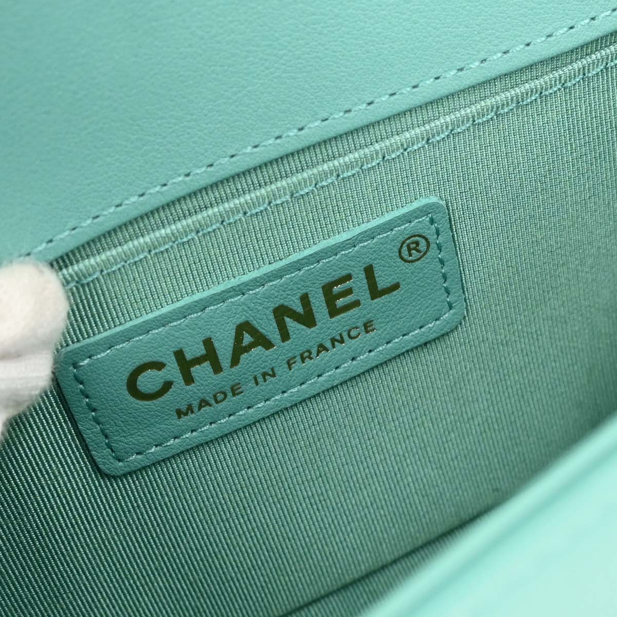 Boy Chanel 2019 Emerald Green Lambskin Small Chain Shoulder