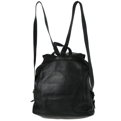 Prada Black Leather Backpack