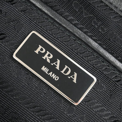 Prada Black Leather Backpack