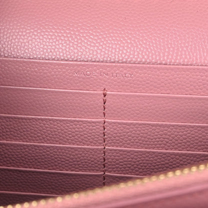 Saint Laurent Pink Cassandre Envelope WOC Wallet on Chain Shoulder Bag