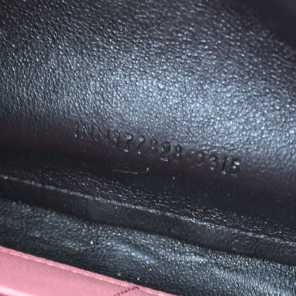 Saint Laurent Pink Cassandre Envelope WOC Wallet on Chain Shoulder Bag