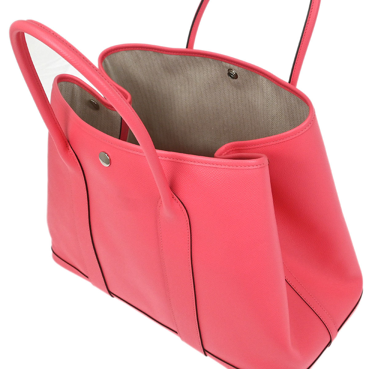 Hermes 2017 Rose Azalee Epsom Garden Party 36 PM Tote Handbag