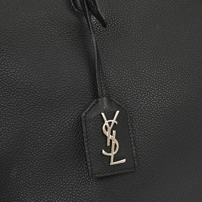 Saint Laurent Black Leather Cabas Rive Gouche 2way Shoulder Handbag