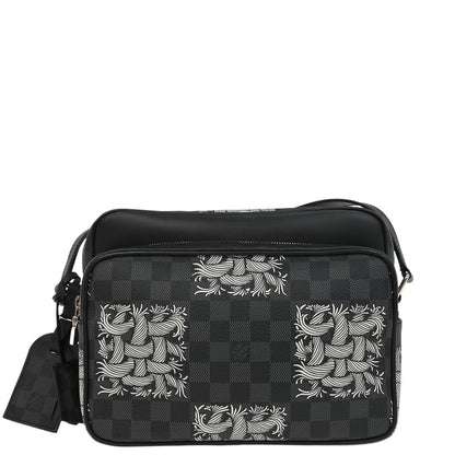 Louis Vuitton 2015 Damier Graphite Christopher Nemeth Nile PM Shoulder Bag N41572