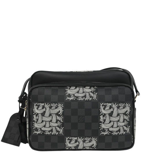 Louis Vuitton 2015 Damier Graphite Christopher Nemeth Nile PM Shoulder Bag N41572