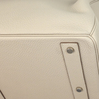 Hermes 2016 Craie Togo Haut a Courroies 50 Handbag