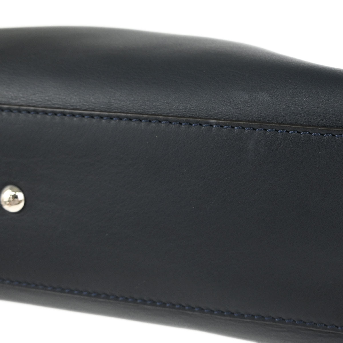 Fendi Black Leather Peekaboo 2way Shoulder Handbag