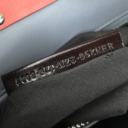 Fendi Black Leather Peekaboo 2way Shoulder Handbag