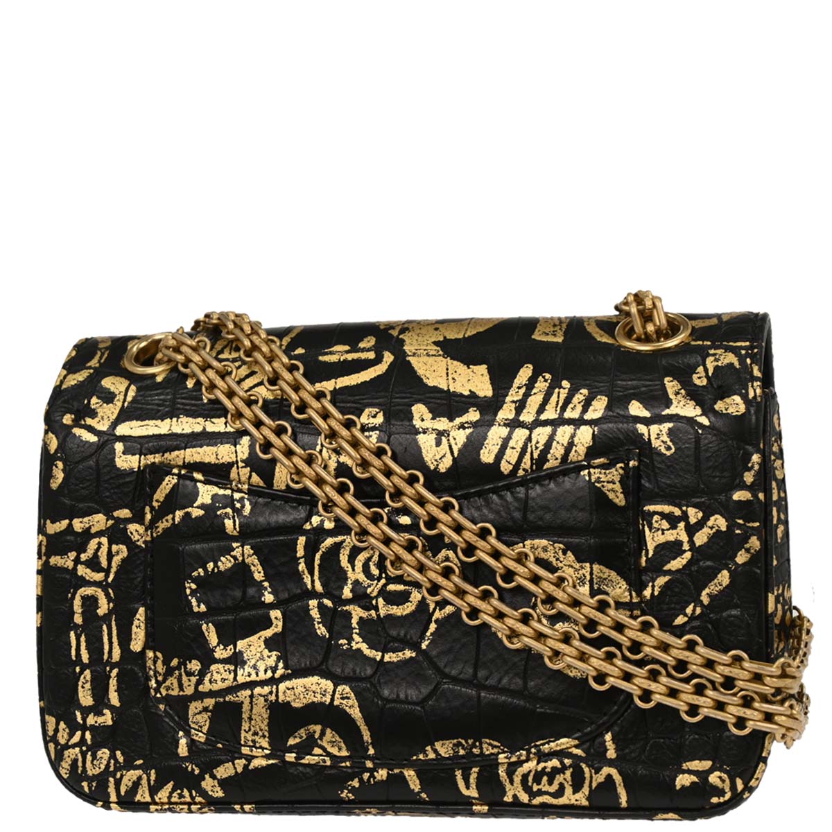 Chanel * 2019 Black Leather Mademoiselle Lock Shoulder Bag