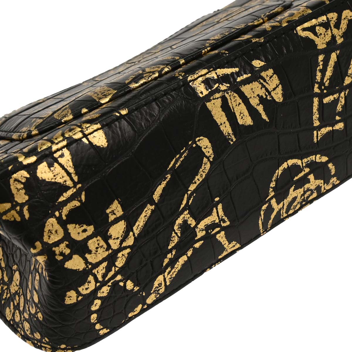 Chanel * 2019 Black Leather Mademoiselle Lock Shoulder Bag