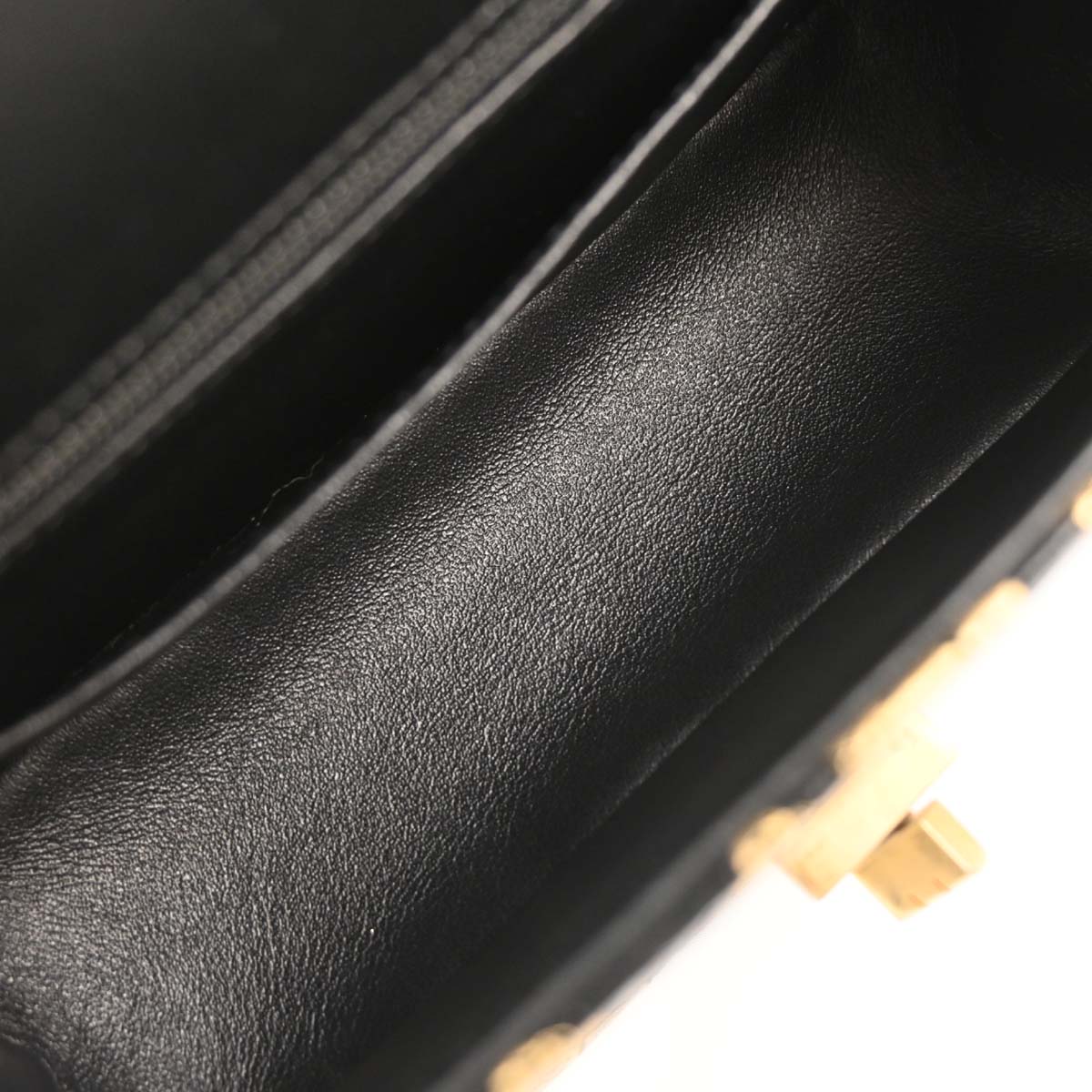 Chanel * 2019 Black Leather Mademoiselle Lock Shoulder Bag