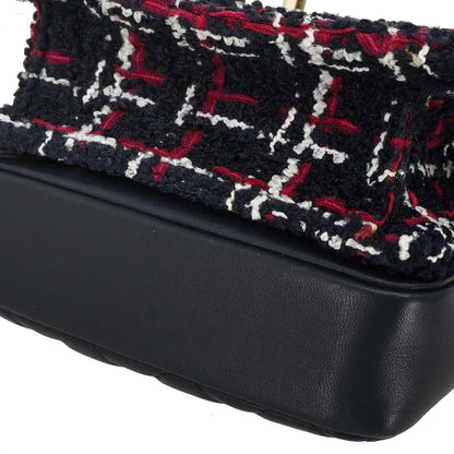 Chanel 2019 Navy Lambskin Tweed Shoulder Bag