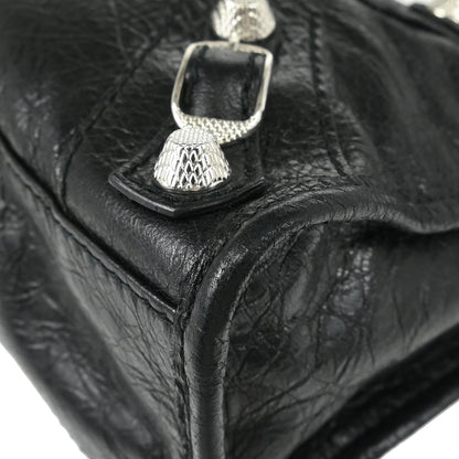 Balenciaga Black Mini City Handbag