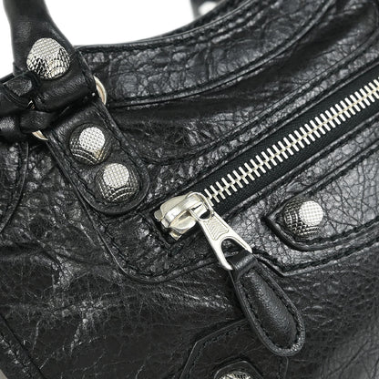 Balenciaga Black Mini City Handbag