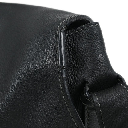 Chloe Black Leather Marcie Shoulder Bag